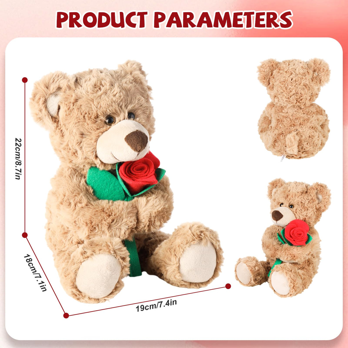 feeking gift set, bear, balloon, card, and box—ready to gift.