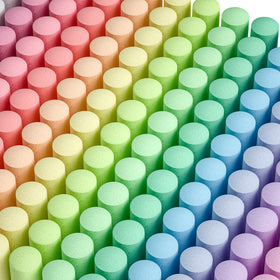 Feela 168-pack sidewalk chalk colorful collection for family outdoor art.
