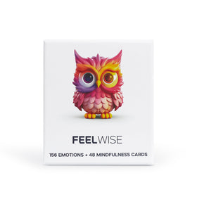 FeelWise emotional intelligence card deck with 156 emotion cards for self-awareness and growth