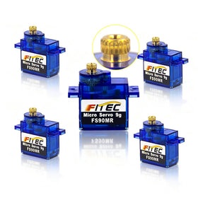 Feetech FS90MR 360-degree servo for continuous rotation in compact form