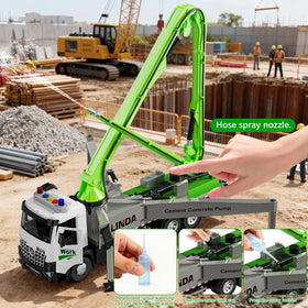 Feidama 180-degree boom rotation enables versatile pretend pours