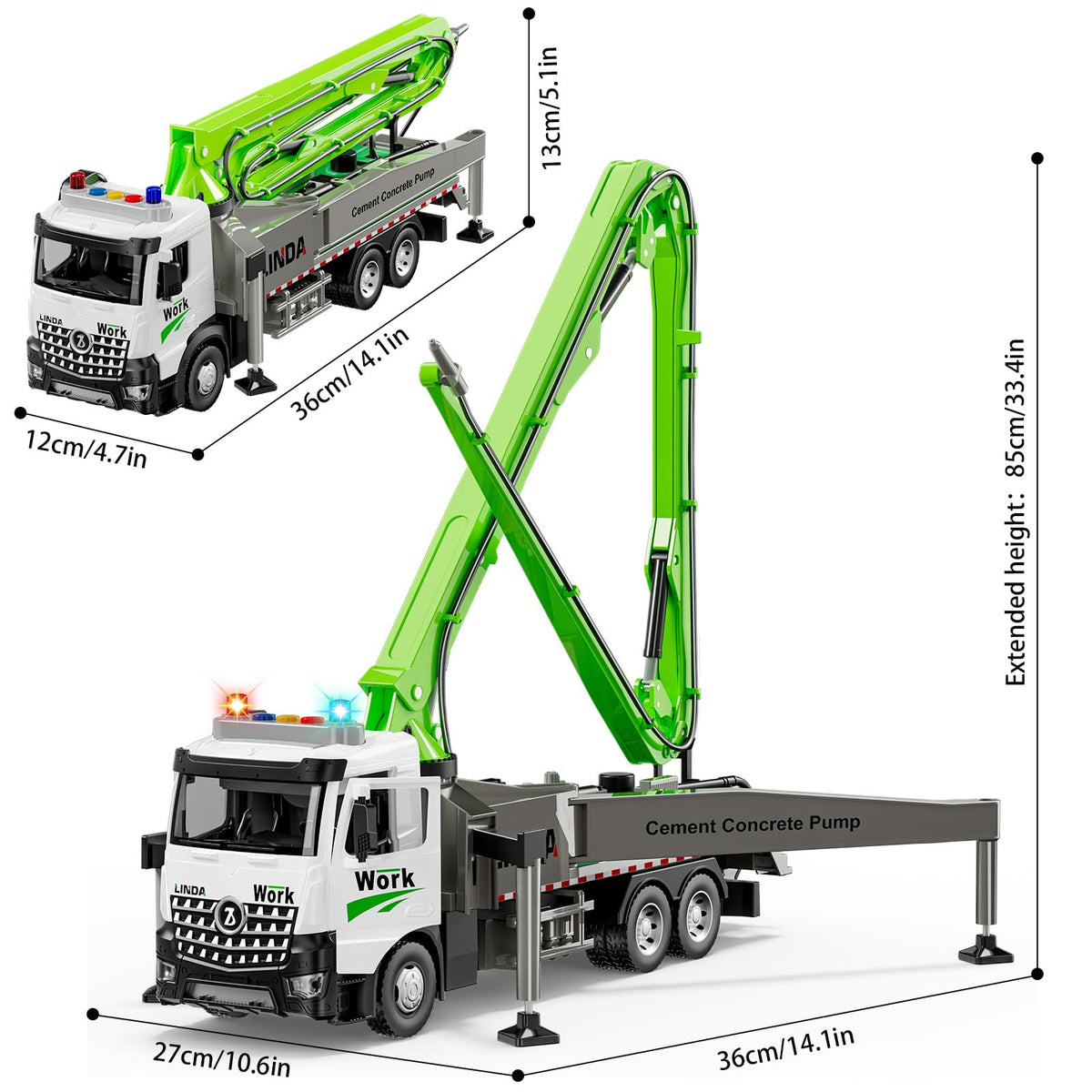 Feidama opening doors and manual outriggers for realistic setup