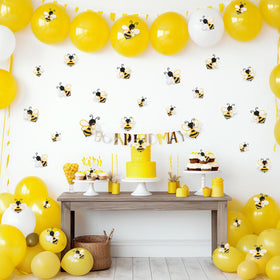 Feifeiya 3D bee decoration in 8 inch elevates centerpieces and gift tables with shine.