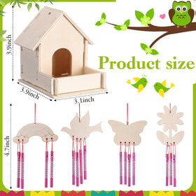 Feifeiya butterfly stickers pack for bright accents on birdhouses