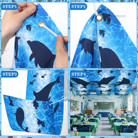 Feifeiya turtle banner adds playful ocean vibe to celebration space