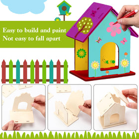 Feifeiya watercolor arts sheets brighten mini houses with color