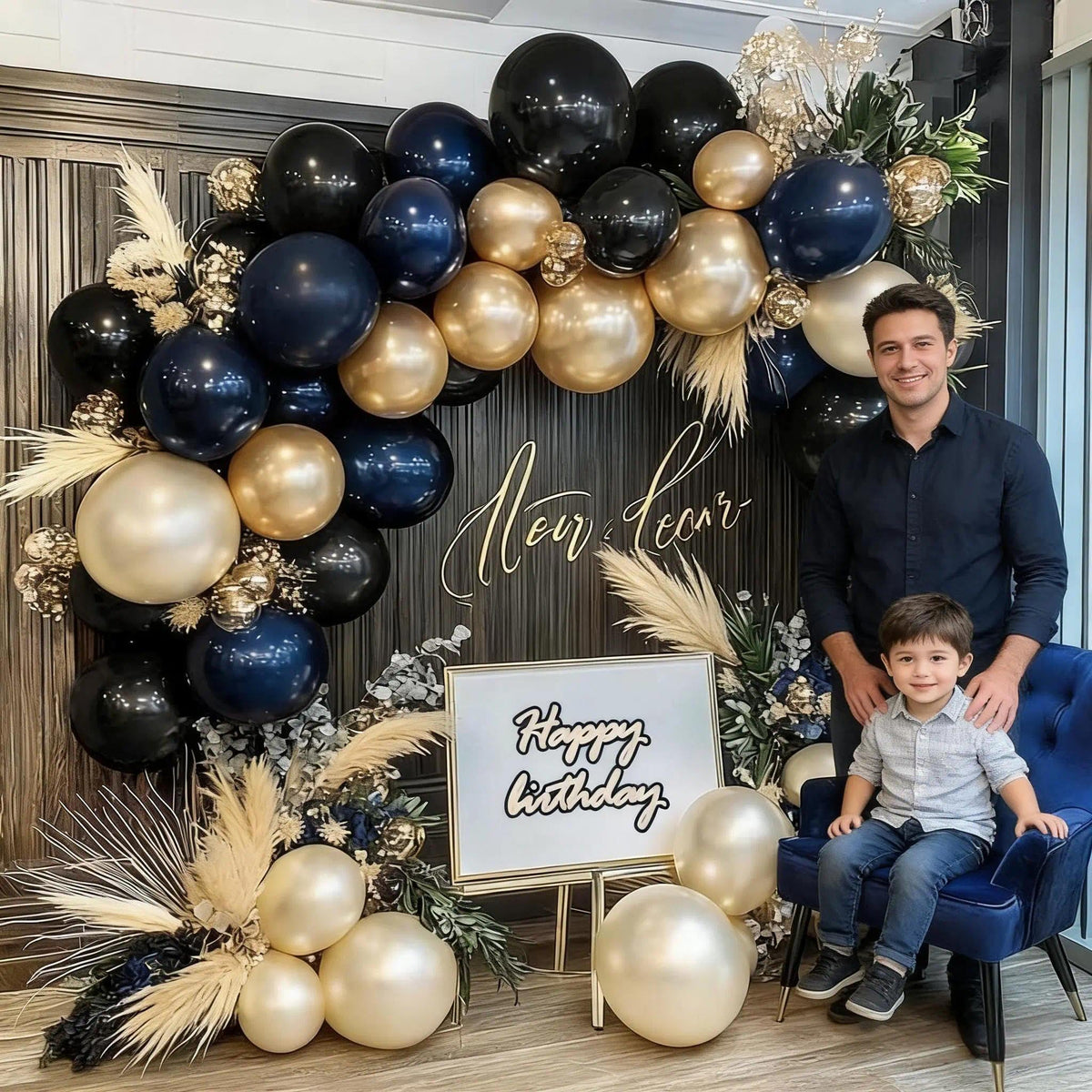 feilebalon 18 inch gold balloons add a luxe metallic highlight
