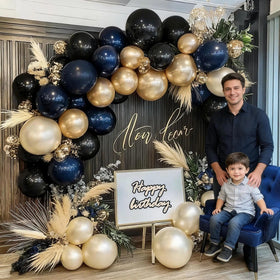 feilebalon 18 inch gold balloons add a luxe metallic highlight