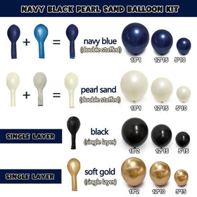 feilebalon 5 inch double stuffed balloons provide compact fullness
