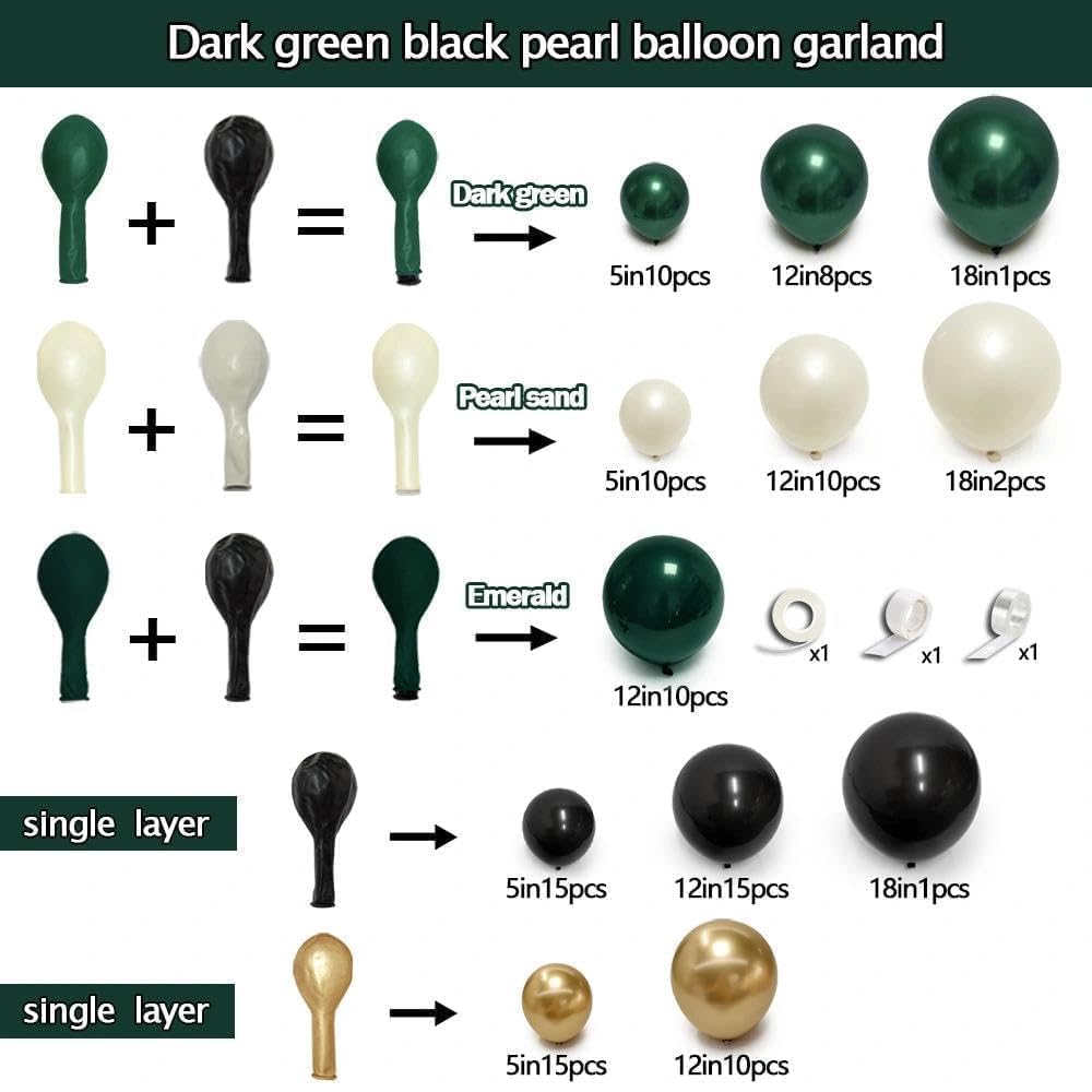 Feilebalon black balloons provide bold accents for dramatic event styling