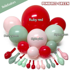 Feilebalon dusty green balloons for a bold, elegant arch.