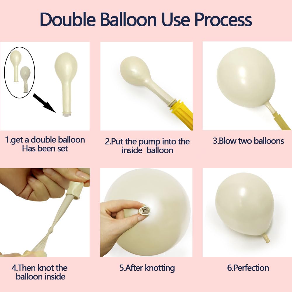 Feilebalon contents of strip tape glue dots and ribbon for assembly
