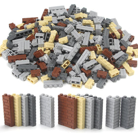 ABS textured bricks provide a refined look for castles and modern structures.