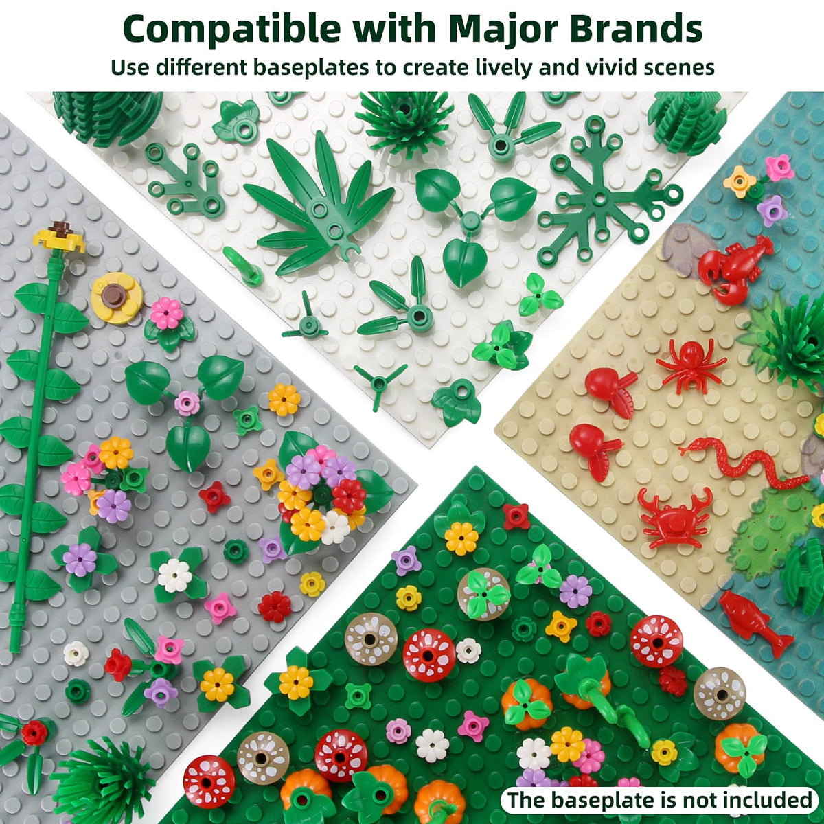 Feleph Garden Plants Nature Scene Parts support endless creativity for garden dioramas