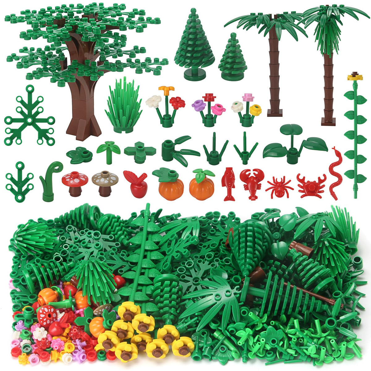 Feleph Garden Plants Tree Assembly supports creative nature landscapes for imaginative play