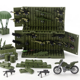 Feleph heavy weapons set with machine guns enables action-packed scenarios