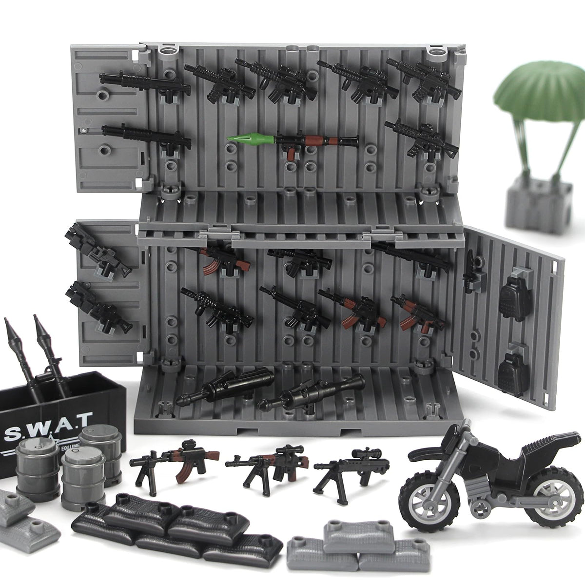 Feleph SWAT Team night vision devices enable low light tactical scenes.
