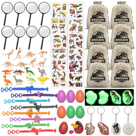 FEMBW dinosaur fossil keychains for engaging party favors