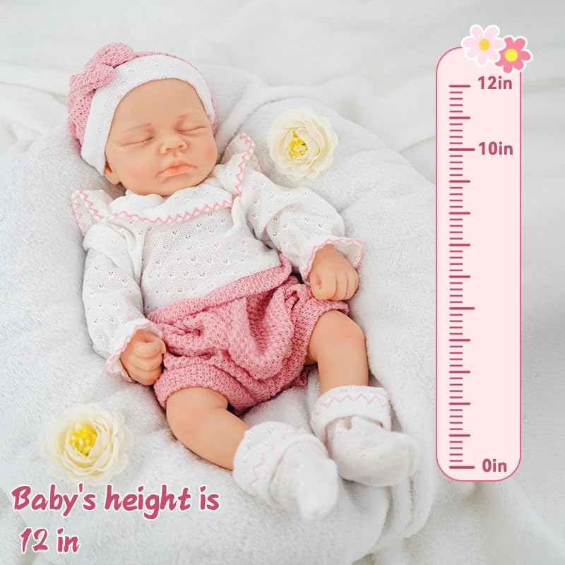 FemmeForm Girl 12 Inch silicone reborn clothing-dress-up options for styling