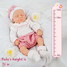 FemmeForm Girl 12 Inch silicone reborn clothing-dress-up options for styling
