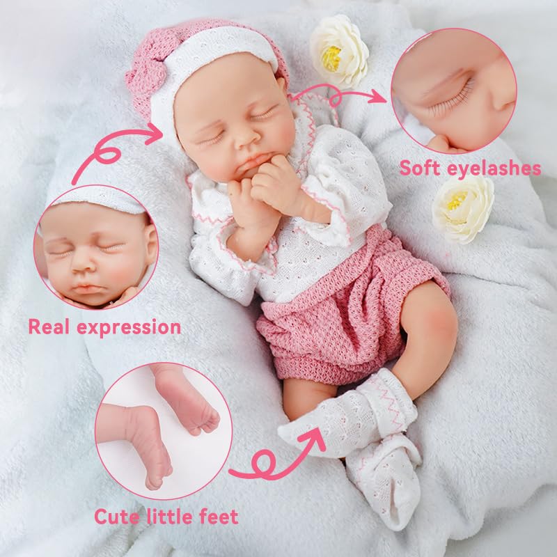 FemmeForm Girl 12 Inch silicone reborn skin texture mimics real skin