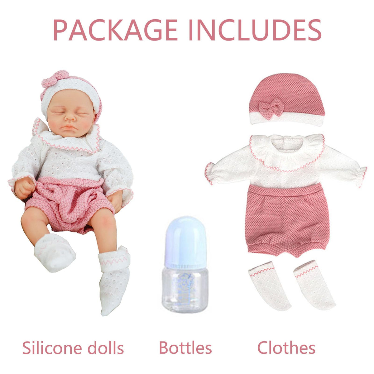 FemmeForm Girl 12 Inch silicone reborn lightweight 2.3 pounds for easy handling