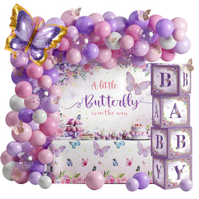 FengRise 80-count latex balloons provide a lush arch setup.