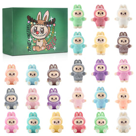 FENNIDICE flocked figures 24-pack for imaginative play and collection.