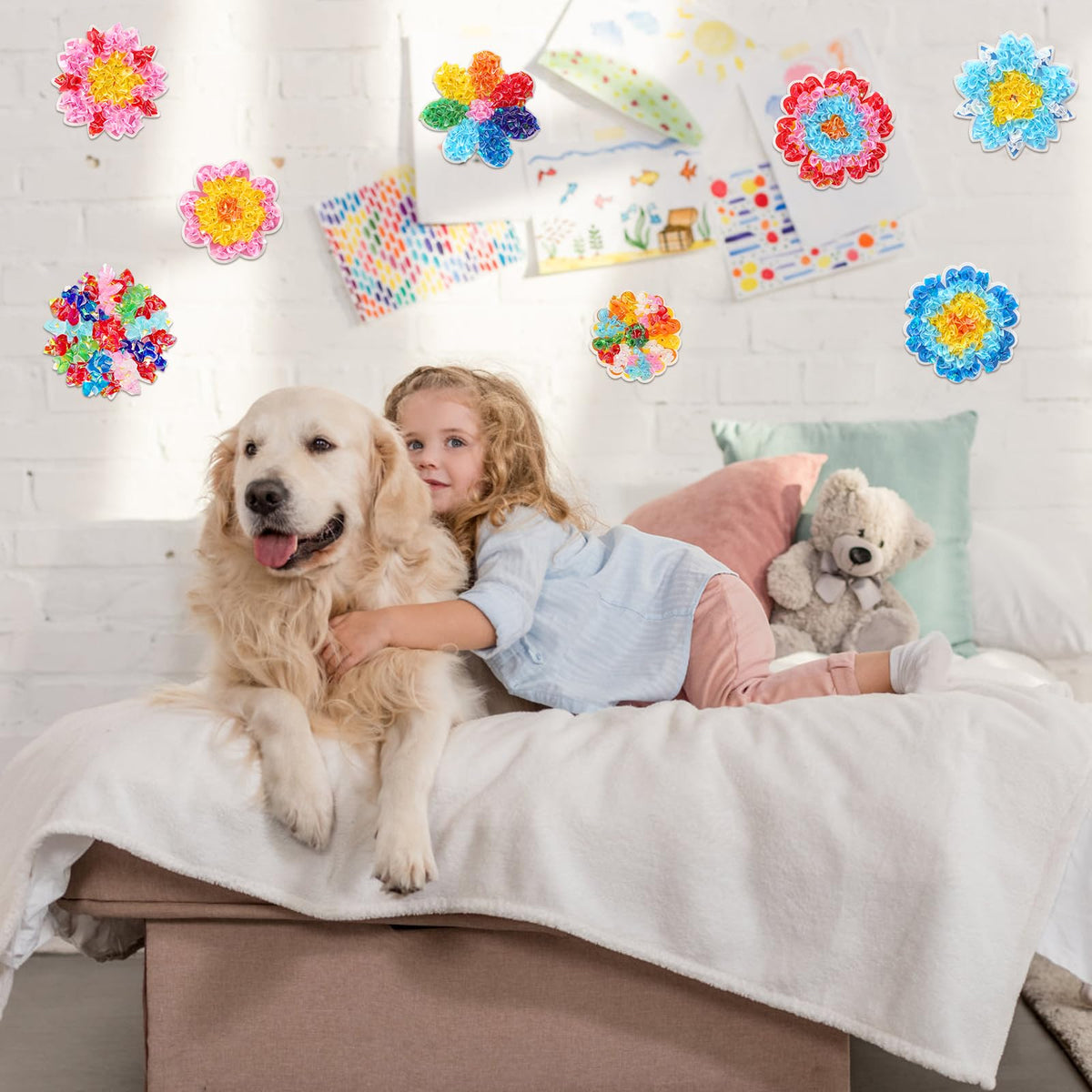 Fennoral poke-in tools help kids assemble petals comfortably