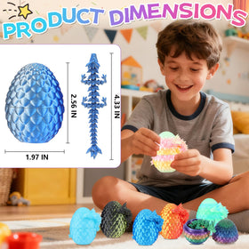 Fenoee basket-stuffer dragon eggs ready to gift