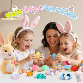 Fenoee eggs doubled as colorful decor for shelves, desks, or parties.