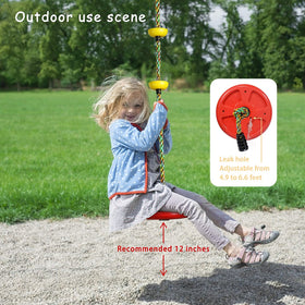 Fentin tree swing climbing rope close-up highlights soft-touch grip.