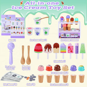 FENYAN ice cream balls and cones inspire pretend desserts and storytelling.