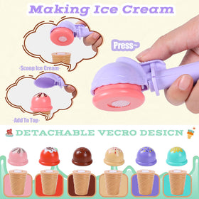 FENYAN purple ice-cream scoop highlights action and flavor crafting.