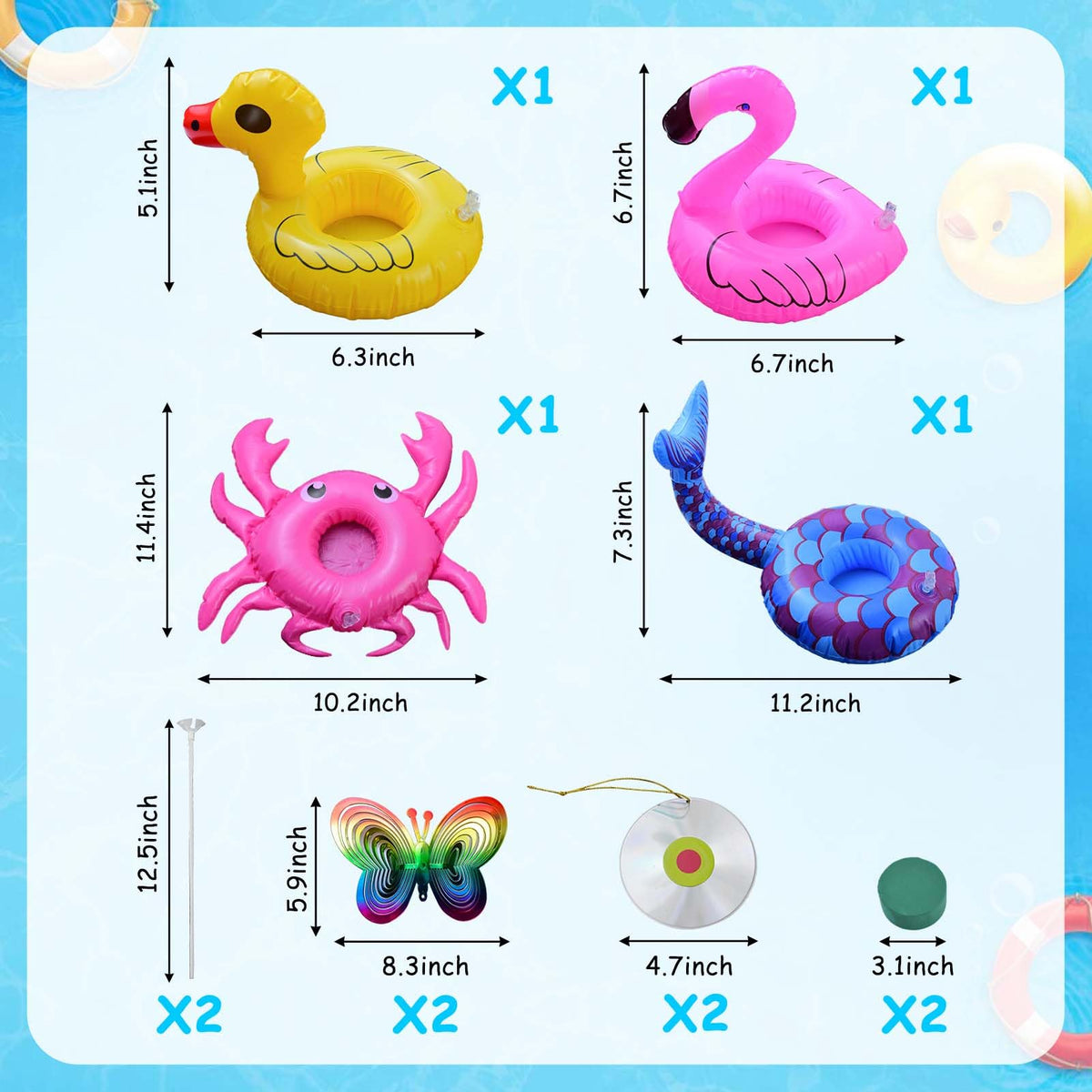 Feoang butterfly pinwheel reflecting sunlight for safe, noise-free wildlife deterrence.