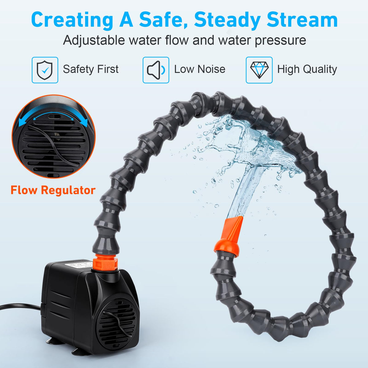 FEOXSHAL water table pump no-drill installation saves setup time.