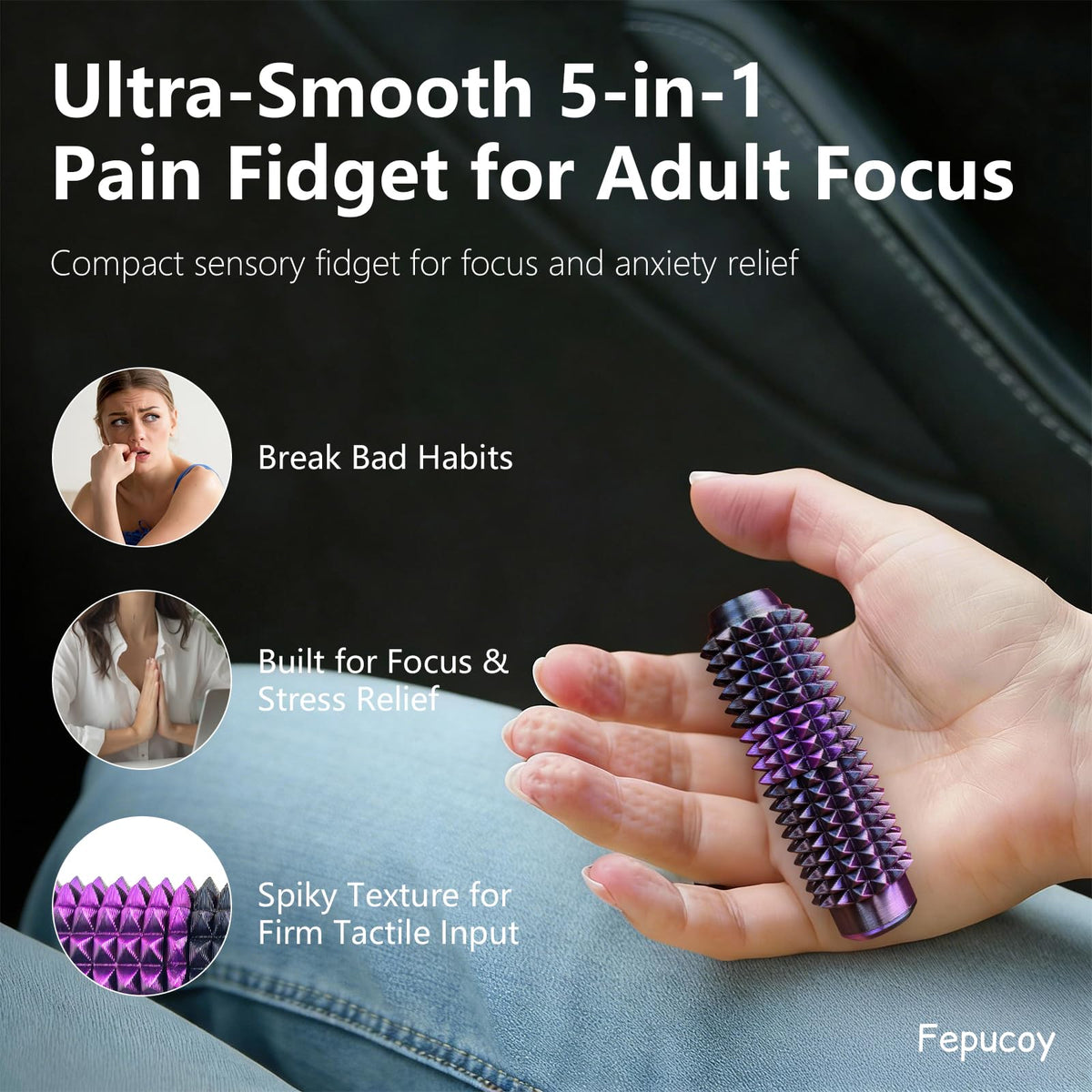 FEPUCOY Little Ouchies deep texture grip for secure hold