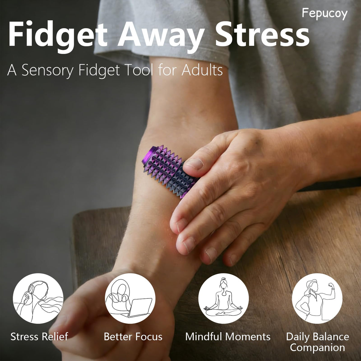 FEPUCOY Little Ouchies hidden messages slider for discreet support