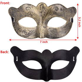 FEQO masquerade masks prince design, for dramatic Venetian looks