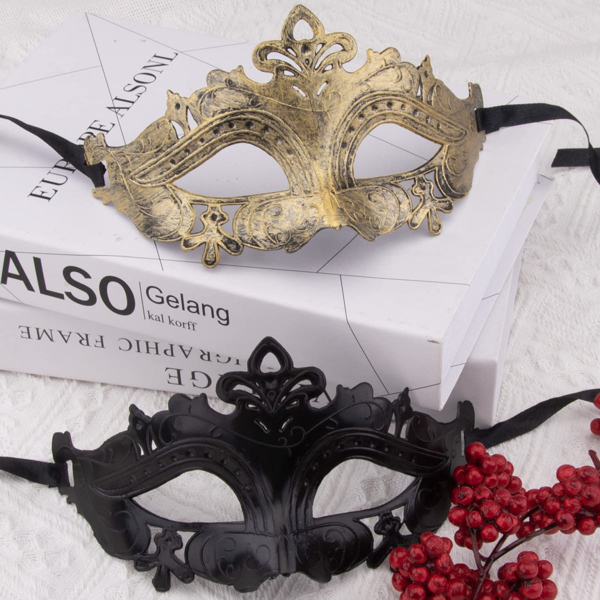 FEQO princess masquerade mask adds timeless charm to celebrations