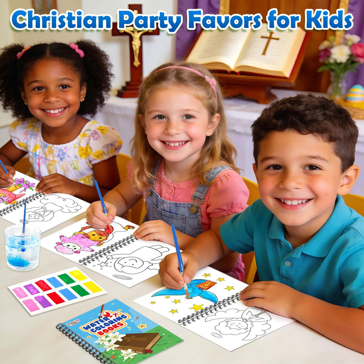 FEREDO KIDS princess-pattern coloring book promotes fine motor skills and art exploration.
