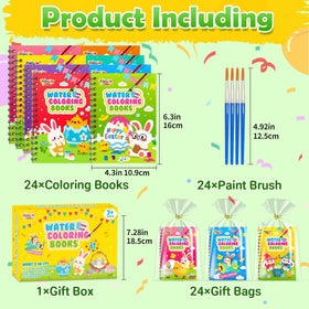 FEREDO KIDS water painting kit with brush enables mess-free coloring in classrooms
