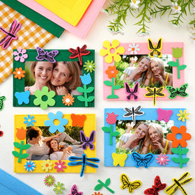 Ferraycle foam stickers add colorful spring accents, ideal for kids crafts and party favors.