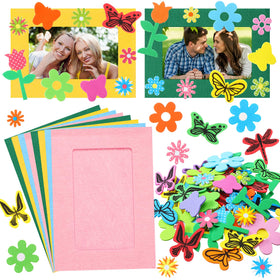 Ferraycle spring felt frames for photos, easy DIY decor for shelves and desks.