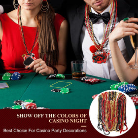 Ferreve chip pendant necklace complements game-night decor and outfits.