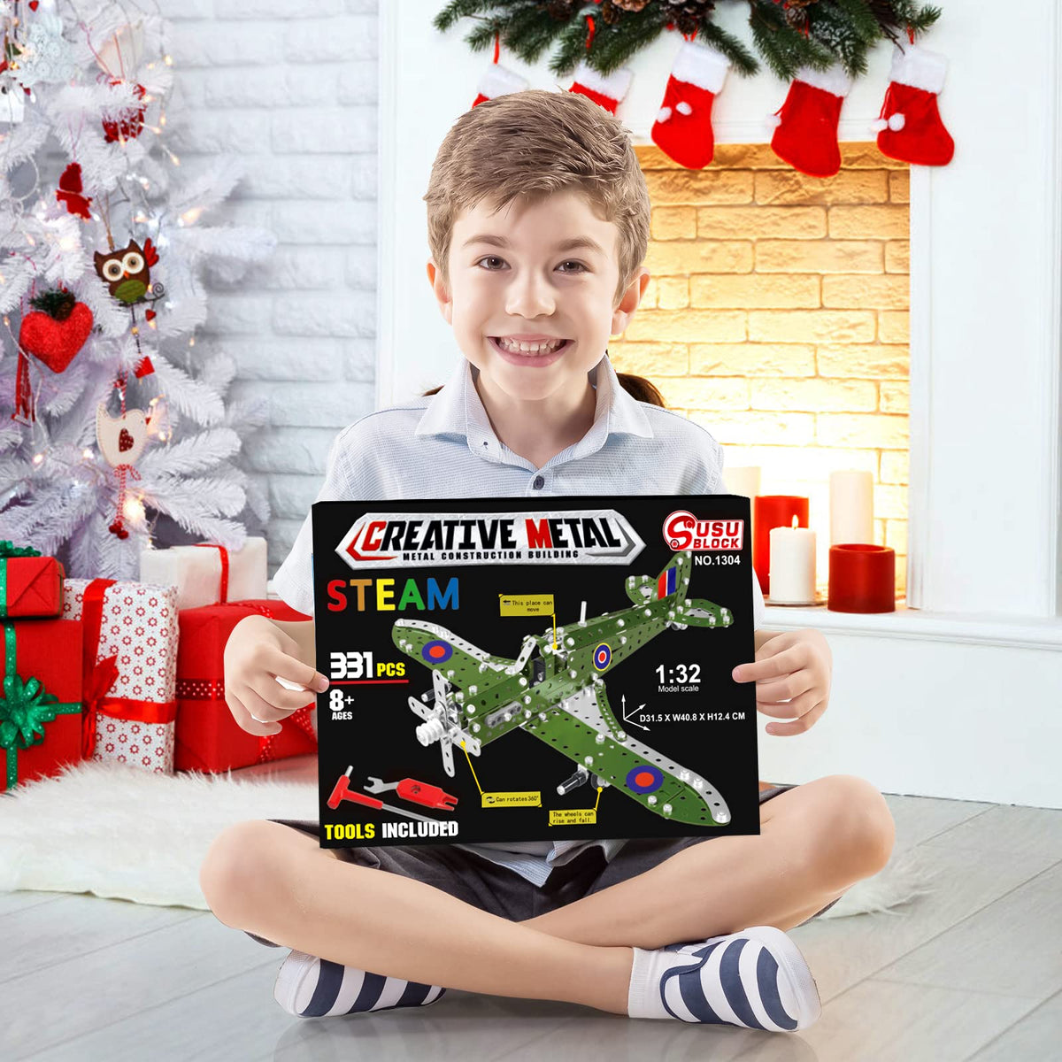 Ferthor Fun completed airplane model display photo suggests impressive size after assembly.