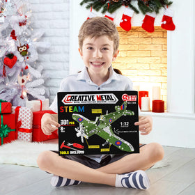 Ferthor Fun completed airplane model display photo suggests impressive size after assembly.