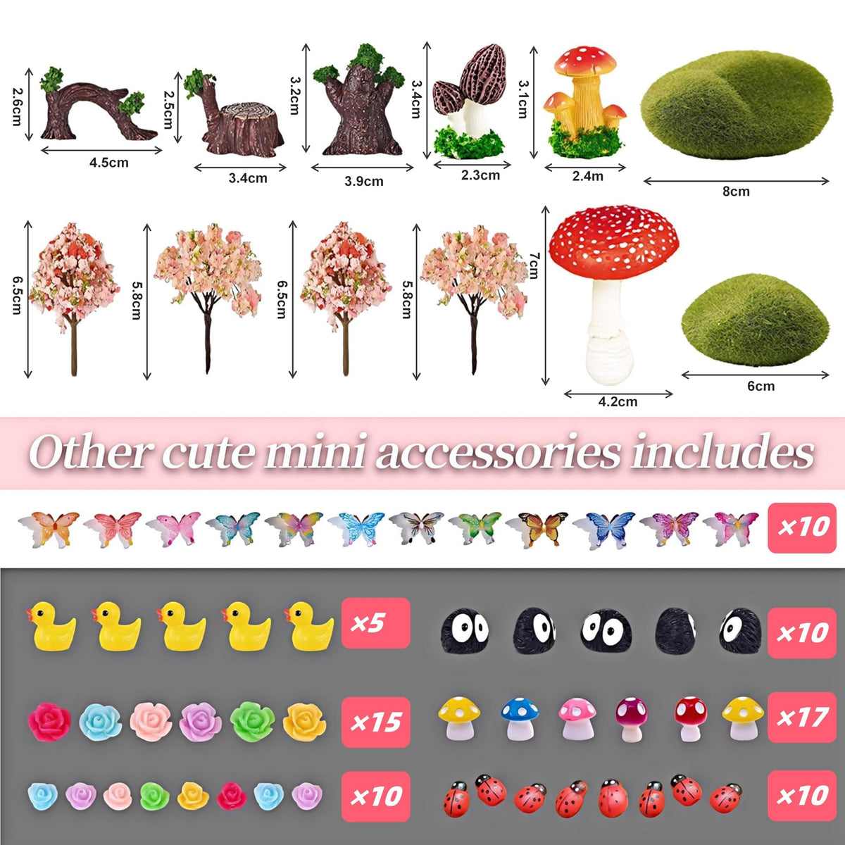 FestiVex trees, flowers, and mushrooms form a vivid miniature garden scene.