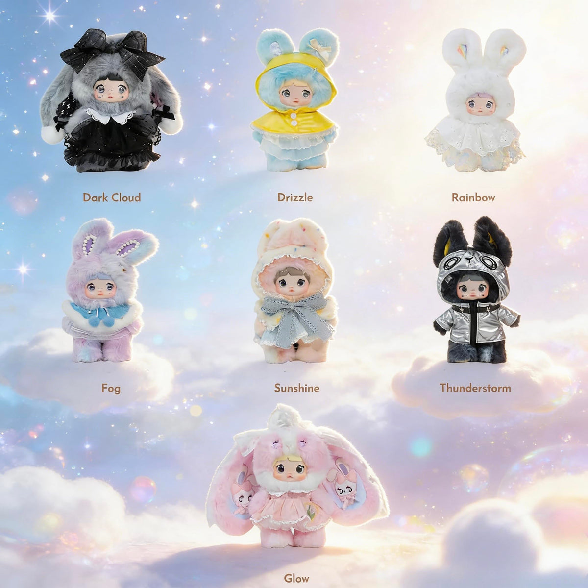 Fesuphy Nommi Weather Rain plush brings calming vibes to study spaces.