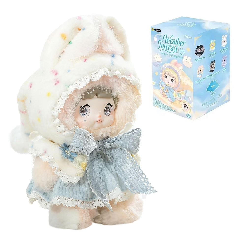 Fesuphy Nommi Weather Rainbow plush for cozy desk display and hugs.
